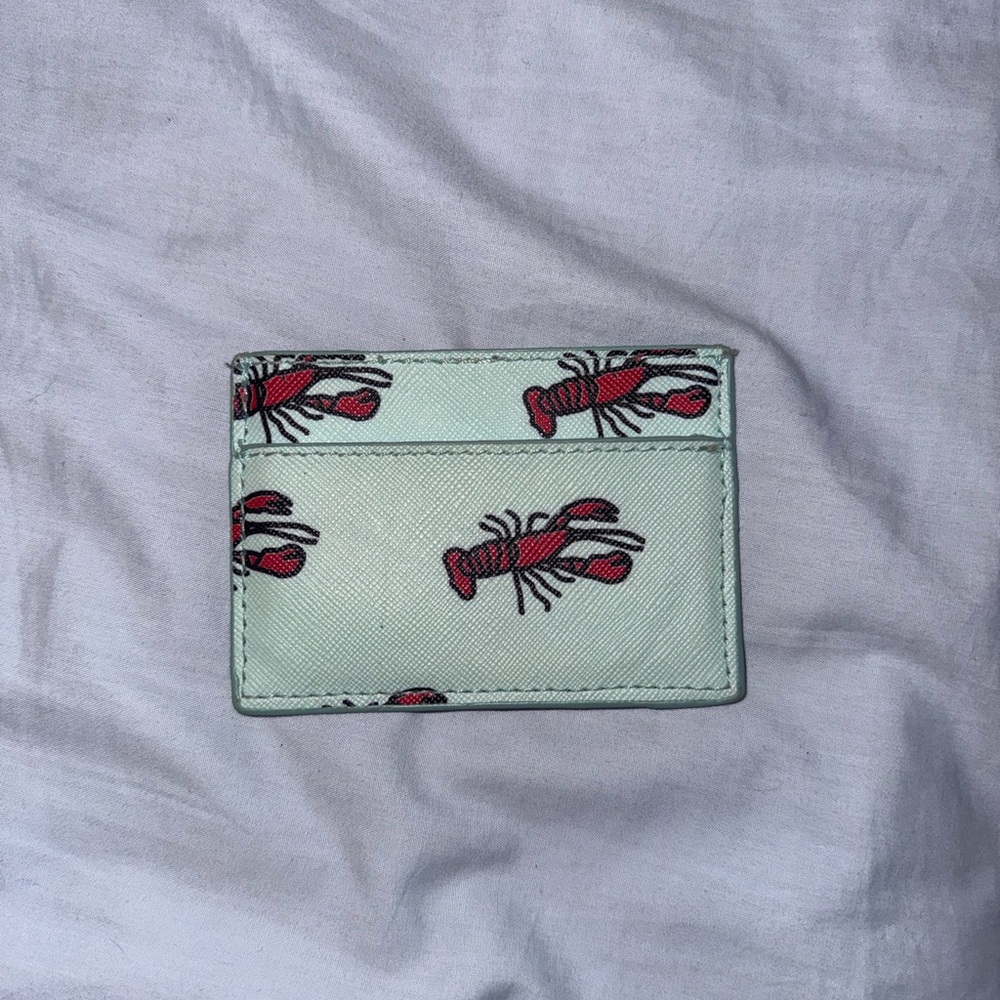 Lobster Print Card Holder